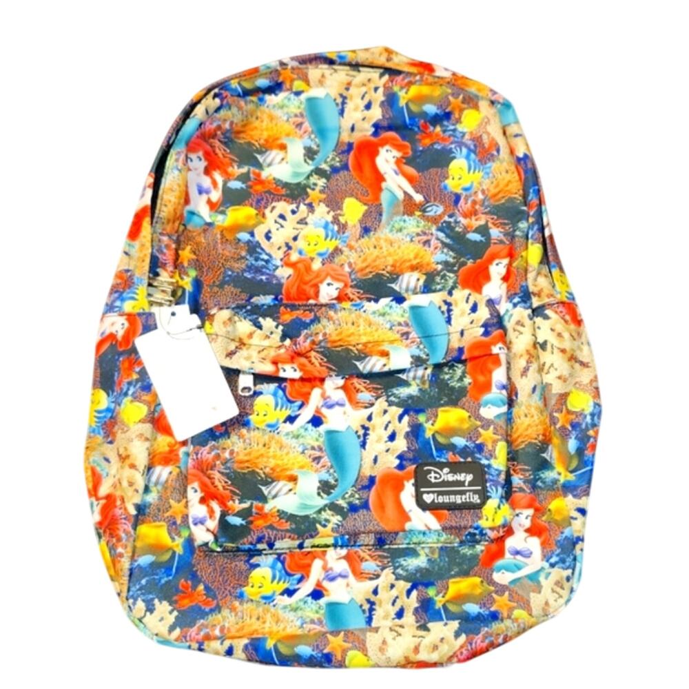 Loungefly Heart Logo Little Mermaid Backpack – 2016 – NWT – Rare Pre‑Funko